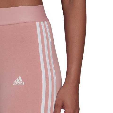 Adidas Legginsy damskie adidas Loungwear Essentials 3-Stripes różowe HD1828 Adidas Legginsy damskie adidas Loungwear Essentials 3-Stripes różowe HD1828
