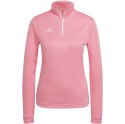 Adidas teamwear Bluza damska adidas Entrada 22 Top Training różowa HC5045