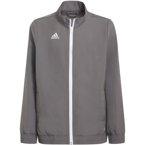 Adidas teamwear Bluza dla dzieci adidas Entrada 22 Presentation Jacket szara H57539