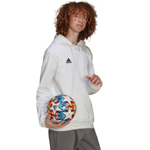 Adidas teamwear Bluza męska adidas Entrada 22 Hoody biała HG6302 Adidas teamwear Bluza męska adidas Entrada 22 Hoody biała HG6302