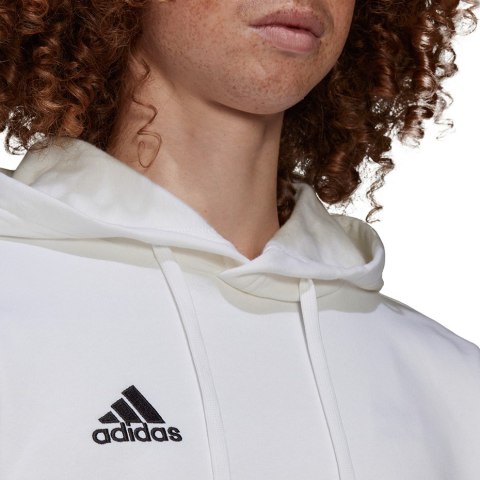 Adidas teamwear Bluza męska adidas Entrada 22 Hoody biała HG6302 Adidas teamwear Bluza męska adidas Entrada 22 Hoody biała HG6302