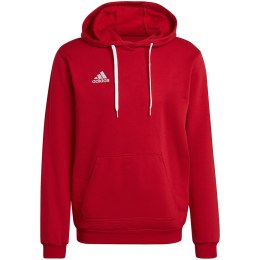 Adidas teamwear Bluza męska adidas Entrada 22 Hoody czerwona H57514