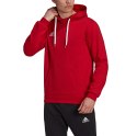 Adidas teamwear Bluza męska adidas Entrada 22 Hoody czerwona H57514