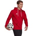 Adidas teamwear Bluza męska adidas Entrada 22 Hoody czerwona H57514