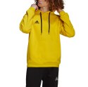 Adidas teamwear Bluza męska adidas Entrada 22 Hoody żółta HI2140