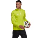 Adidas teamwear Bluza męska adidas Entrada 22 Training Top limonkowa HC5057