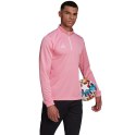 Adidas teamwear Bluza męska adidas Entrada 22 Training Top różowa HC5048