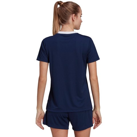 Adidas teamwear Koszulka damska adidas Entrada 22 Jersey granatowa H59849 Adidas teamwear Koszulka damska adidas Entrada 22 Jersey granatowa H59849