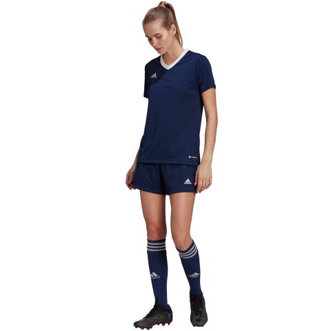 Adidas teamwear Koszulka damska adidas Entrada 22 Jersey granatowa H59849 Adidas teamwear Koszulka damska adidas Entrada 22 Jersey granatowa H59849