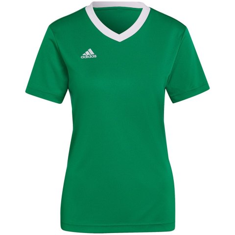 Adidas teamwear Koszulka damska adidas Entrada 22 Jersey zielona HI2124