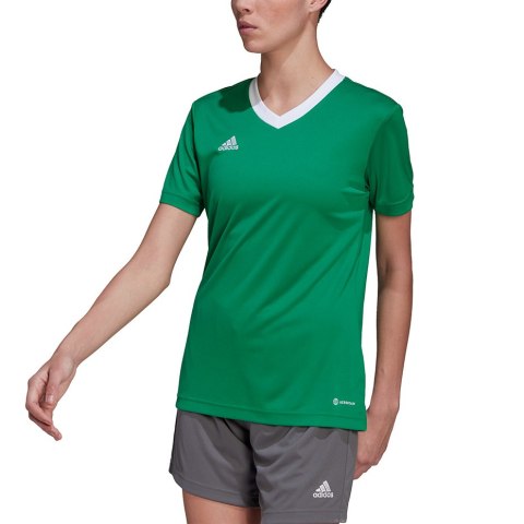 Adidas teamwear Koszulka damska adidas Entrada 22 Jersey zielona HI2124 Adidas teamwear Koszulka damska adidas Entrada 22 Jersey zielona HI2124