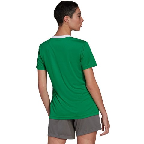 Adidas teamwear Koszulka damska adidas Entrada 22 Jersey zielona HI2124 Adidas teamwear Koszulka damska adidas Entrada 22 Jersey zielona HI2124