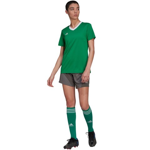 Adidas teamwear Koszulka damska adidas Entrada 22 Jersey zielona HI2124 Adidas teamwear Koszulka damska adidas Entrada 22 Jersey zielona HI2124