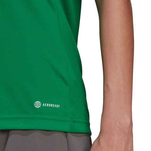Adidas teamwear Koszulka damska adidas Entrada 22 Jersey zielona HI2124 Adidas teamwear Koszulka damska adidas Entrada 22 Jersey zielona HI2124
