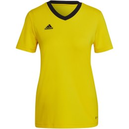 Adidas teamwear Koszulka damska adidas Entrada 22 Jersey żółta HI2125