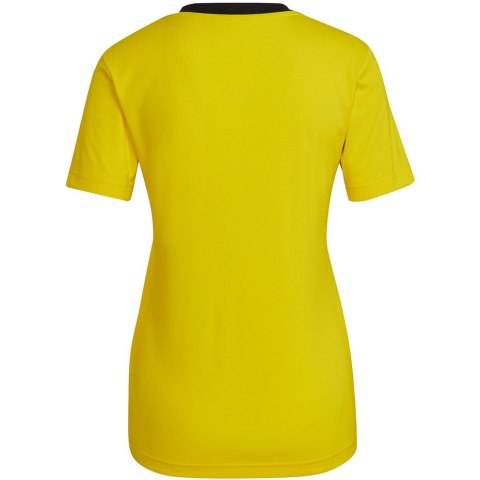 Adidas teamwear Koszulka damska adidas Entrada 22 Jersey żółta HI2125 Adidas teamwear Koszulka damska adidas Entrada 22 Jersey żółta HI2125