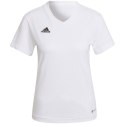 Adidas teamwear Koszulka damska adidas Entrada 22 Tee biała HC0442