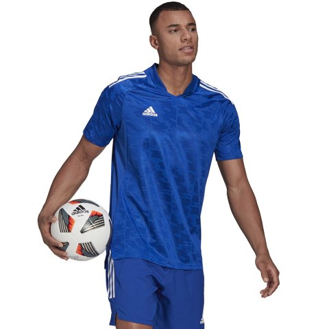 Adidas teamwear Koszulka męska adidas Condivo 21 Primeblue Jersey niebieska GF3357 Adidas teamwear Koszulka męska adidas Condivo 21 Primeblue Jersey niebieska GF3357