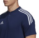 Adidas teamwear Koszulka męska adidas Condivo 22 Polo granatowa H44108