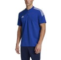 Adidas teamwear Koszulka męska adidas Condivo 22 Polo niebieska HG6307