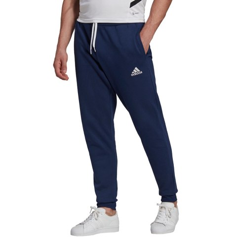 Adidas teamwear Spodnie męskie adidas Entrada 22 Sweat Pant granatowe H57529 Adidas teamwear Spodnie męskie adidas Entrada 22 Sweat Pant granatowe H57529