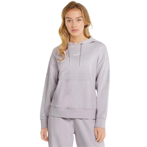 Puma Bluza damska Puma Power Colorblock Stardust Hoo fioletowa 848828 73 Puma Bluza damska Puma Power Colorblock Stardust Hoo fioletowa 848828 73