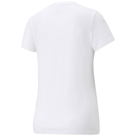 Puma Koszulka damska Puma ESS+ Metallic Logo Tee biała 848303 02 Puma Koszulka damska Puma ESS+ Metallic Logo Tee biała 848303 02