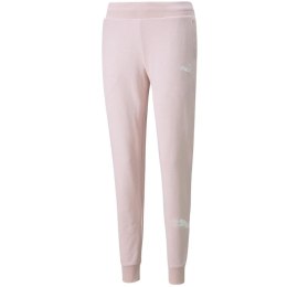 Puma Spodnie damskie Puma Power Graphic Pants różowe 847115 16