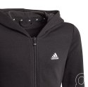 Adidas Bluza dla dzieci adidas Essentials Full-Zip Hoodie HD czarna GN4050 Adidas Bluza dla dzieci adidas Essentials Full-Zip Hoodie HD czarna GN4050
