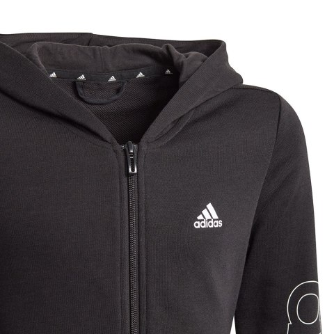 Adidas Bluza dla dzieci adidas Essentials Full-Zip Hoodie HD czarna GN4050 Adidas Bluza dla dzieci adidas Essentials Full-Zip Hoodie HD czarna GN4050