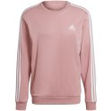 Adidas Bluza męska adidas M 3S FT SWT różowa HE4417