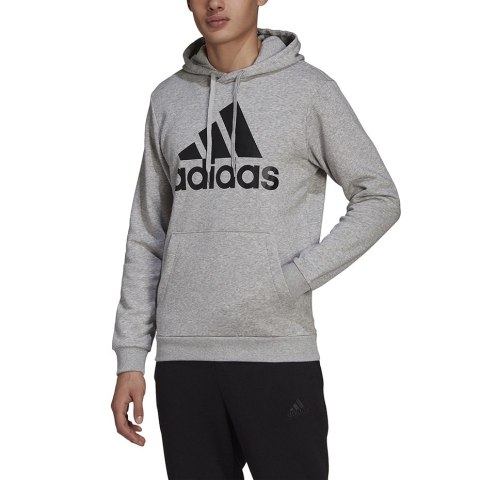 Adidas Bluza męska adidas M BL FL HD szara GK9577 Adidas Bluza męska adidas M BL FL HD szara GK9577