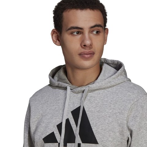 Adidas Bluza męska adidas M BL FL HD szara GK9577 Adidas Bluza męska adidas M BL FL HD szara GK9577