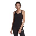 Adidas Koszulka damska adidas Studio Slim Strappy Back Tank Top czarna HE3140