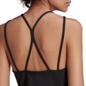 Adidas Koszulka damska adidas Studio Slim Strappy Back Tank Top czarna HE3140