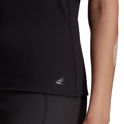Adidas Koszulka damska adidas Studio Slim Strappy Back Tank Top czarna HE3140 Adidas Koszulka damska adidas Studio Slim Strappy Back Tank Top czarna HE3140