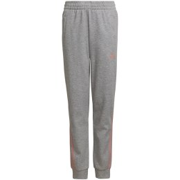 Adidas Spodnie dla dzieci adidas 3-Stripes Tapered Leg szare HD4362