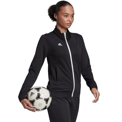 Adidas teamwear Bluza damska adidas Entrada 22 Track Jacket czarna H57525 Adidas teamwear Bluza damska adidas Entrada 22 Track Jacket czarna H57525