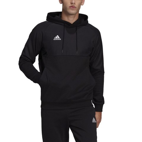 Adidas teamwear Bluza męska adidas Condivo 22 Hoodie czarna HA6232 Adidas teamwear Bluza męska adidas Condivo 22 Hoodie czarna HA6232