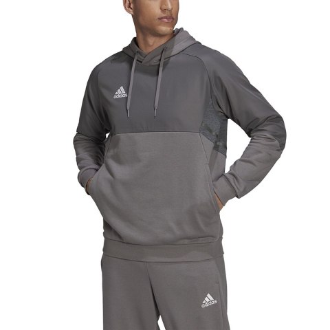 Adidas teamwear Bluza męska adidas Condivo 22 Hoody szara HD2306 Adidas teamwear Bluza męska adidas Condivo 22 Hoody szara HD2306
