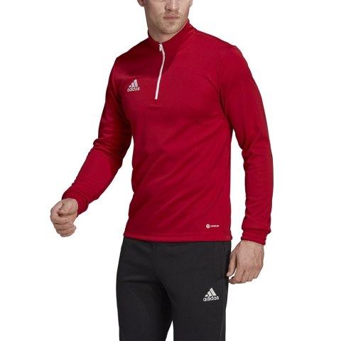 Adidas teamwear Bluza męska adidas Entrada 22 Training Top czerwona H57556 Adidas teamwear Bluza męska adidas Entrada 22 Training Top czerwona H57556
