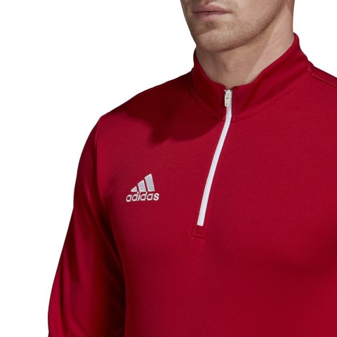 Adidas teamwear Bluza męska adidas Entrada 22 Training Top czerwona H57556 Adidas teamwear Bluza męska adidas Entrada 22 Training Top czerwona H57556