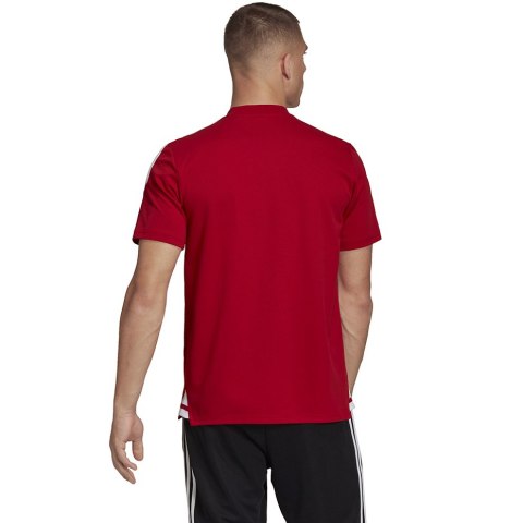 Adidas teamwear Koszulka męska adidas Condivo 22 Polo czerwona H44107 Adidas teamwear Koszulka męska adidas Condivo 22 Polo czerwona H44107
