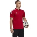 Adidas teamwear Koszulka męska adidas Condivo 22 Polo czerwona H44107