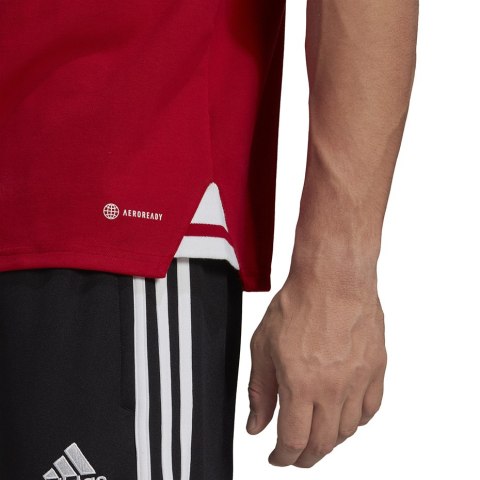 Adidas teamwear Koszulka męska adidas Condivo 22 Polo czerwona H44107 Adidas teamwear Koszulka męska adidas Condivo 22 Polo czerwona H44107