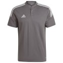 Adidas teamwear Koszulka męska adidas Condivo 22 Polo szara HD2320