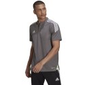 Adidas teamwear Koszulka męska adidas Condivo 22 Polo szara HD2320