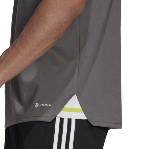 Adidas teamwear Koszulka męska adidas Condivo 22 Polo szara HD2320 Adidas teamwear Koszulka męska adidas Condivo 22 Polo szara HD2320