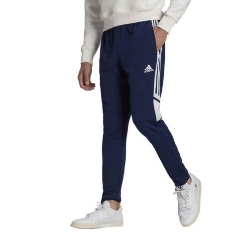 Adidas teamwear Spodnie męskie adidas Condivo 22 Track Pants granatowe HB0003 Adidas teamwear Spodnie męskie adidas Condivo 22 Track Pants granatowe HB0003