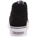 Kappa Buty damskie Kappa Boron MId Pf czarno-białe 243161 1110